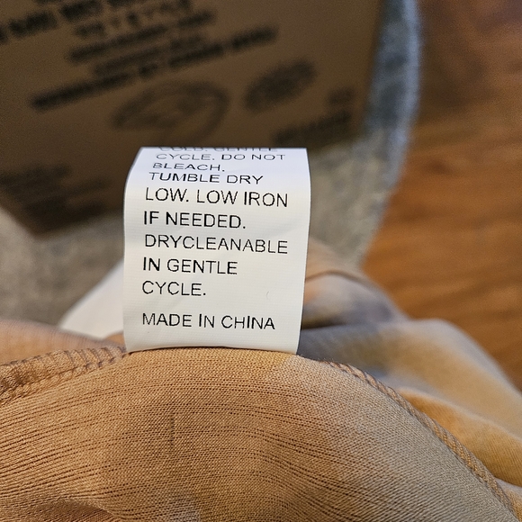 Waffle Texture Tie-Waist Jacket - Camel - Picture 7 of 8